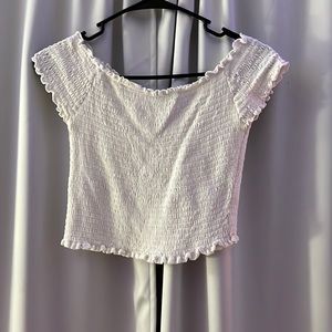 crop ribbed top from brandy melville